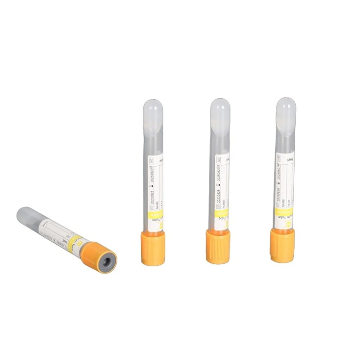 Yellow Top Gel Clot Activator Blood Collection Tube factory
