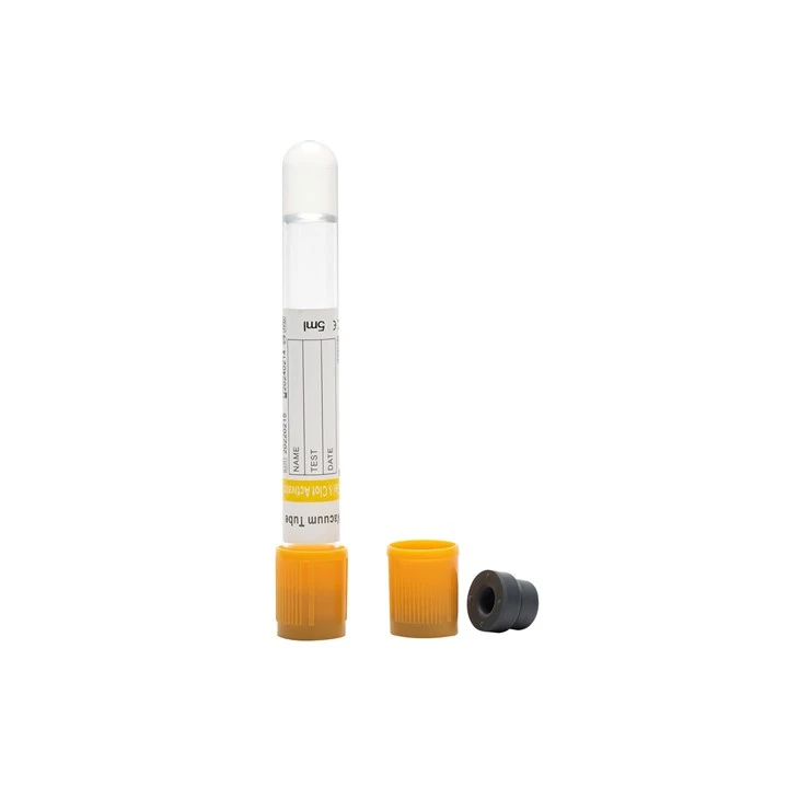 Yellow Top Gel Clot Activator Blood Collection Tube suppliers